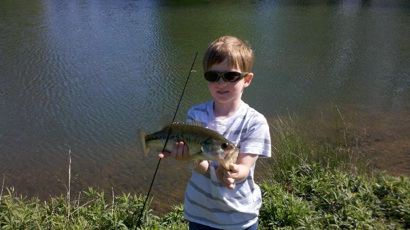 My nepew and the hog that snapped his stick